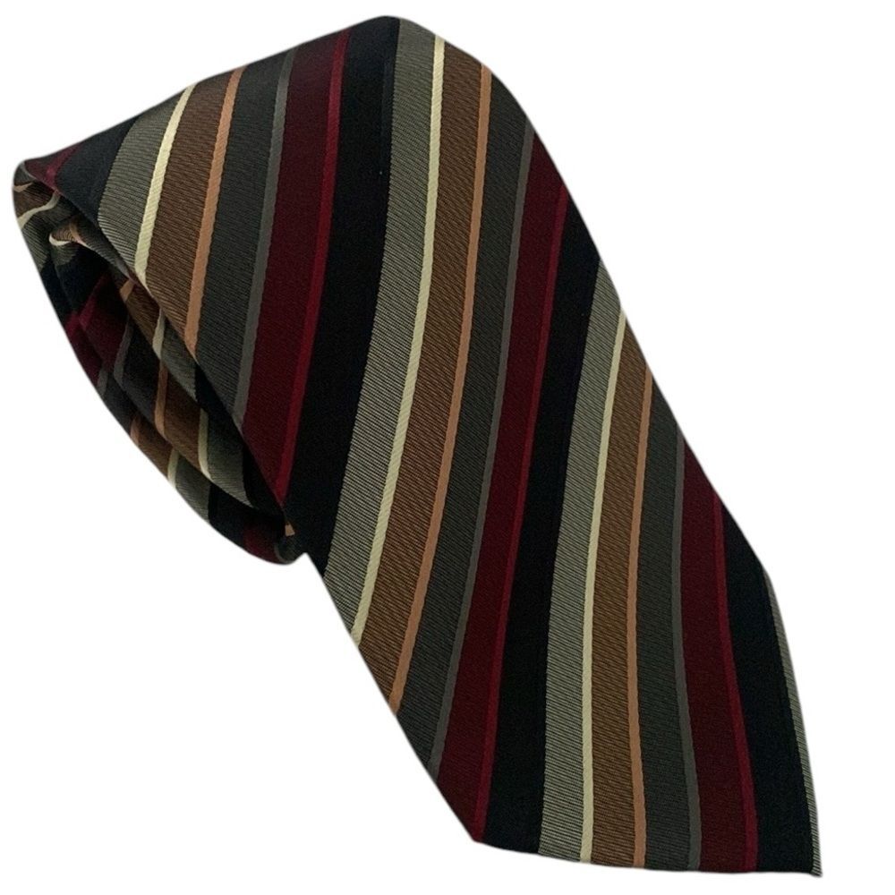 Giorgio Brutini Striped Polyester Tie